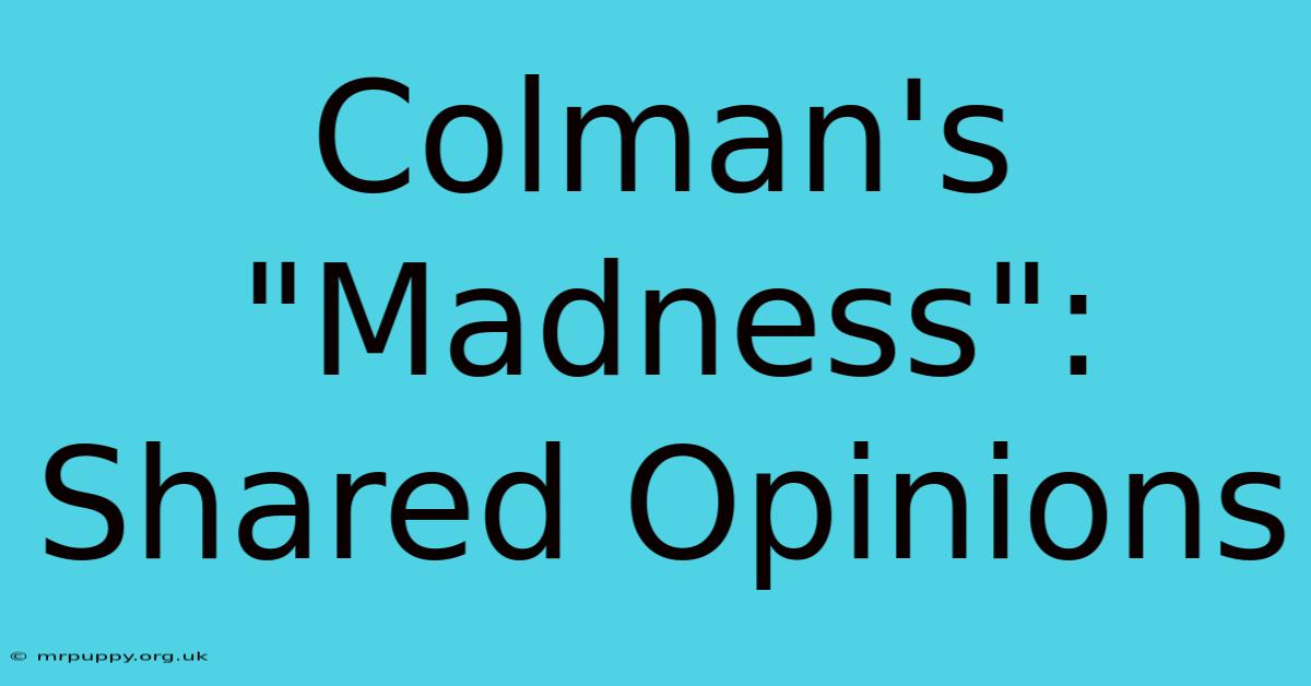 Colman's 