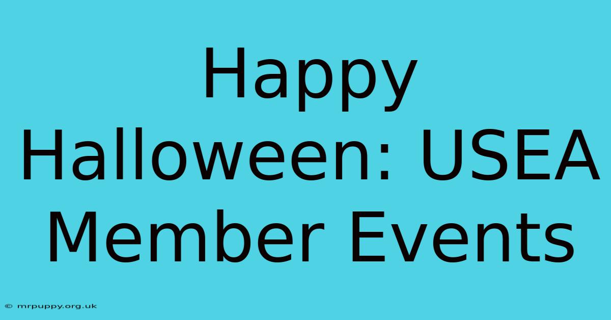 Happy Halloween: USEA Member Events