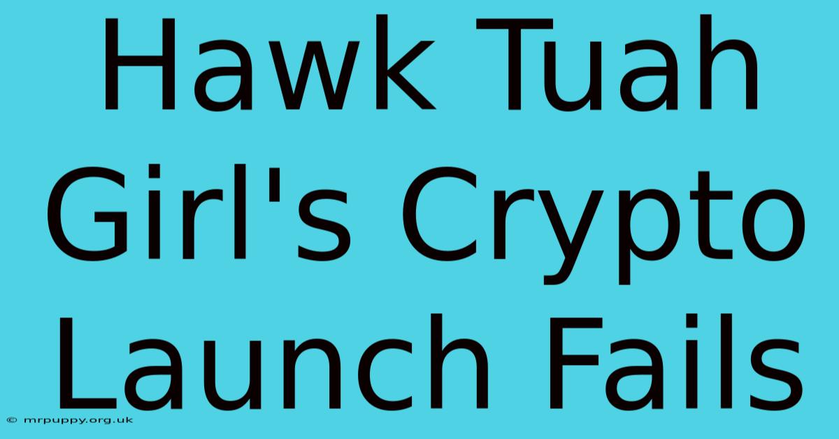 Hawk Tuah Girl's Crypto Launch Fails