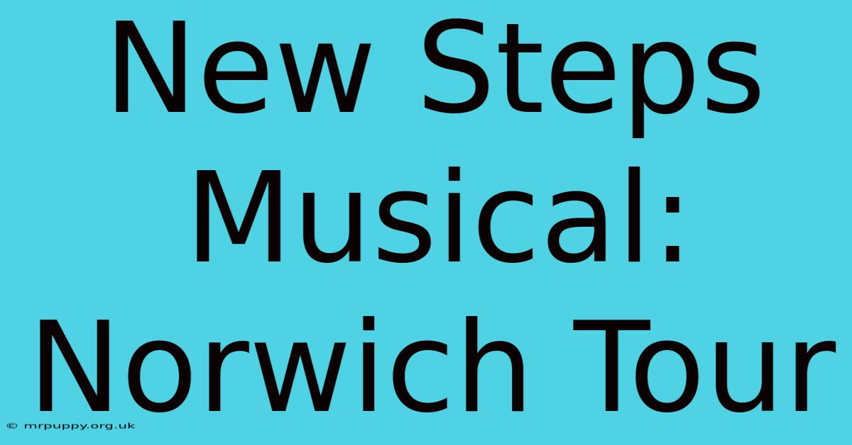 New Steps Musical: Norwich Tour