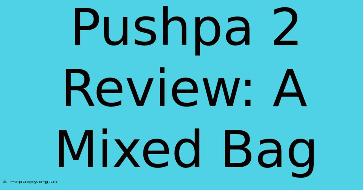 Pushpa 2 Review: A Mixed Bag