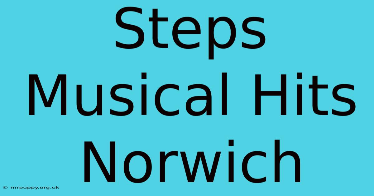 Steps Musical Hits Norwich