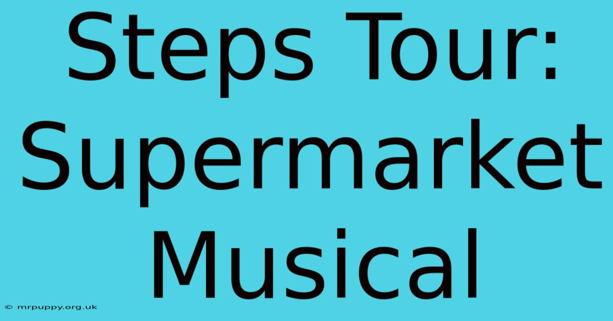 Steps Tour: Supermarket Musical