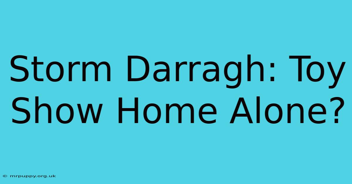 Storm Darragh: Toy Show Home Alone?