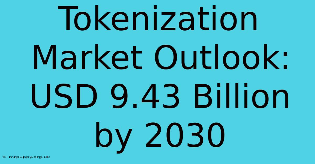 Tokenization Market Outlook: USD 9.43 Billion By 2030